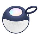 Speaker Protective Cover Home Audio Soft Silicone Protective Case For Apple HomePod Mini(Dark Blue) - 1