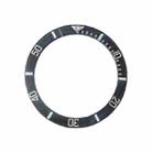 For Rolex Stainless Steel Diving Watch Case Accessories(Black circle) - 1