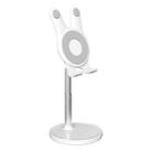 SL-701 Desktop Mobile Phone Stand Retractable Multifunctional Folding Cute Cartoon Mobile Phone Live Support(White) - 1