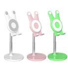 SL-701 Desktop Mobile Phone Stand Retractable Multifunctional Folding Cute Cartoon Mobile Phone Live Support(White) - 2
