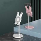SL-701 Desktop Mobile Phone Stand Retractable Multifunctional Folding Cute Cartoon Mobile Phone Live Support(White) - 9