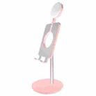 M2 Live Camera Fill Light Bracket Anchor Beauty High-Definition Lighting Mobile Phone Tablet Desktop Ring Light(Pink) - 1