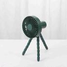 F1010 Tripod Fan Mobile Phone Holder And Multi-scene Fan(Green) - 1