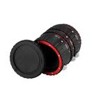 Camera Autofocus Macro Adapter Ring Full Metal Close-Up Adapter(Red) - 1