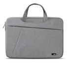 JRC MR30 Laptop Bag Waterproof Shock Absorbing Notebook Hand Inbound Bag, Size: 13 inch(Light Grey) - 1