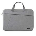 JRC MR30 Laptop Bag Waterproof Shock Absorbing Notebook Hand Inbound Bag, Size: 14 inch(Light Grey) - 1