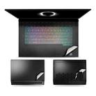 JRC 3 in 1 Notebook Film Set Body Shell Protection Sticker for Dell ALIENWARE M15-R2(Black) - 1