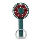 FS-H01 USB Portable Ultra-quiet Large Wind Hand-held Desktop Student Dormitory Household Mini Fan(Green) - 1