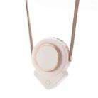 H3 Mini Lazy USB Hanging Neck Fan Student Outdoor Leafless Triangle Fan(White) - 1