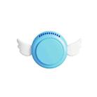P206 Portable USB Strong Wind Mute Mini Lazy Angel Hanging Neck Fan(Blue) - 1
