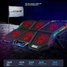 COOLCOLD RGB Notebook Radiator Six Fan Adjustable Laptop Cooling Base 5V Touch 12 Symphony Version - 7