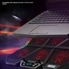 COOLCOLD RGB Notebook Radiator Six Fan Adjustable Laptop Cooling Base 5V Touch 12 Symphony Version - 9