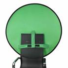 110cm EY-068 Green Background Cloth Folding ID Photo Green Screen Video Backdrop Board For E-Sports Chair - 1