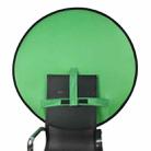 142cm EY-068 Green Background Cloth Folding ID Photo Green Screen Video Backdrop Board For E-Sports Chair - 1