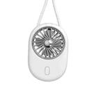 Lanyard Hanging Neck Fan Foldable Desktop Handheld Portable USB Mini Silent Fan(White) - 1