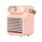 ICARER FAMILY F06 USB Water Cooling Fan Home Desktop Mini Portable Spray Air Cooler(Pink) - 1