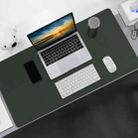 JRC 9045 Large Desktop Mouse Pad Waterproof Wear Resistant Double Mouse Pad, Size: 90x45cm(Green + Light Gray) - 1