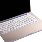 JRC 2 In 1 Full Support Sticker + Touchpad Film Computer Full Wrist Support Sticker Set For MacBook Air 13.3 A1932 (2018)(Champagne Gold) - 1
