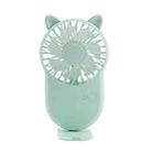 GZ-56 2 PCS Handheld USB Portable Silent Fan Mobile Phone Holder Mini Fan(Blue) - 1