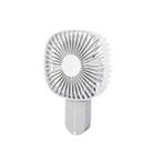 Desktop Fan Detachable Handheld Dormitory Home Out Portable USB Popsicle Fan, Colour: White - 1