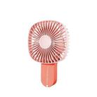 Desktop Fan Detachable Handheld Dormitory Home Out Portable USB Popsicle Fan, Colour: Pink - 1