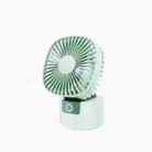 Desktop Fan Detachable Handheld Dormitory Home Out Portable USB Popsicle Fan, Colour: Shook Head Green - 1