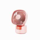 Desktop Fan Detachable Handheld Dormitory Home Out Portable USB Popsicle Fan, Colour: Shook Head Pink - 1