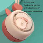 GIVELONG Hanging Neck Mini Rechargeable USB Fan Children Portable Leafless Fan(Piglet (Pink)) - 5