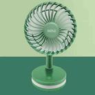 Summer Cool and Flipable Desktop Mini Fan(Green) - 1