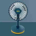 Summer Cool and Flipable Desktop Mini Fan(Sea Mist Blue) - 1