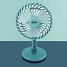 Summer Cool and Flipable Desktop Mini Fan(Light Blue) - 1