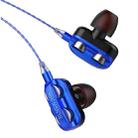 TF-0120 3.5mm In-Ear Headphones Smart Phone Line-Controlled Tuning Headphones(Single Speaker (Blue)) - 1