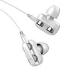 TF-0120 3.5mm In-Ear Headphones Smart Phone Line-Controlled Tuning Headphones(Single Speaker (Pearl White)) - 1