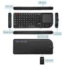 A8 Mini Wireless Mouse And Keyboard With Laser Touchpad Keyboard, Colour: English Colorful Backlight - 4