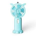 N12 Office Desktop USB Handheld Mini Fan, Fan diameter: 1200 MAH(Sky Blue) - 1