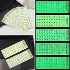 3 PCS Luminous Keyboard Stickers Notebook Desktop Computer Keyboard Stickers(English) - 2