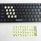 3 PCS Luminous Keyboard Stickers Notebook Desktop Computer Keyboard Stickers(English) - 3