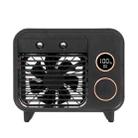 F853 Desktop Humidifying Spray Mini Air Conditioning Fan(black) - 1