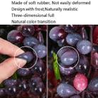 4 Bunches 36 Purple Grapes Simulation Fruit Simulation Grapes PVC with Cream Grape Shoot Props - 5