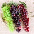 4 Bunches 60 Red Grapes Simulation Fruit Simulation Grapes PVC with Cream Grape Shoot Props - 7