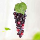 4 Bunches 60 Granules Agate Grapes Simulation Fruit Simulation Grapes PVC with Cream Grape Shoot Props - 1
