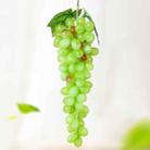2 Bunches 85 Green Grapes  Simulation Fruit Simulation Grapes PVC with Cream Grape Shoot Props - 1