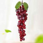2 Bunches 85 Red Grapes Simulation Fruit Simulation Grapes PVC with Cream Grape Shoot Props - 1