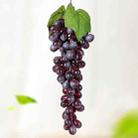 2 Bunches 85 Purple Grape Simulation Fruit Simulation Grapes PVC with Cream Grape Shoot Props - 1