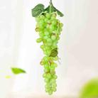 2 Bunches 110 Green Grapes Simulation Fruit Simulation Grapes PVC with Cream Grape Shoot Props - 1