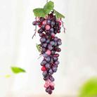 2 Bunches 110 Granules Agate Grapes Simulation Fruit Simulation Grapes PVC with Cream Grape Shoot Props - 1