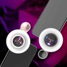 Mobile Phone Macro Lens Beauty Makeup Selfie Light(Pink) - 2