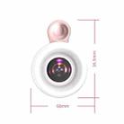 Mobile Phone Macro Lens Beauty Makeup Selfie Light(Pink) - 3