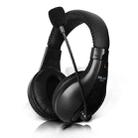 Salar A566 Subwoofer Gaming Headset with Microphone, Cable Length: 2.3m(Black) - 1