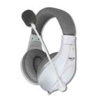 Salar A566 Subwoofer Gaming Headset with Microphone, Cable Length: 2.3m(White) - 1